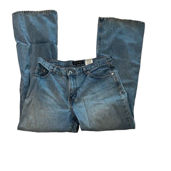 Buffalo David Bitton Blue Kitty Bootcut Jeans Size 40 - Picture 1 of 9